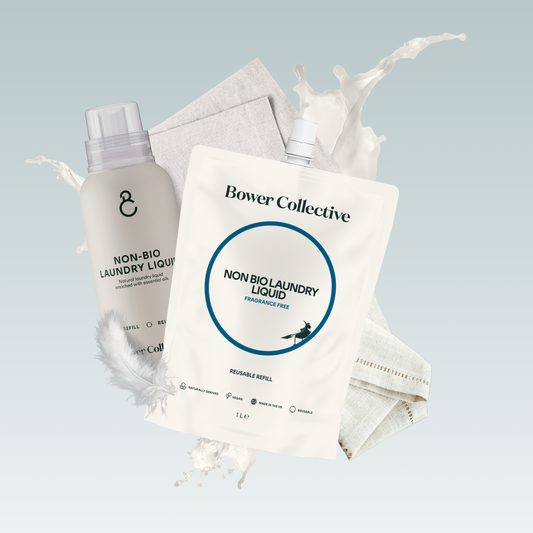 Bower Non-Bio Laundry Liquid Refill - Fragrance Free 1L