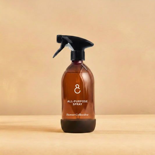 Reusable Amber Glass Dispenser (empty) - All Purpose 500ml