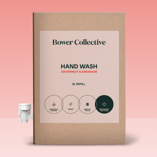 Bower Hand Wash Refill - Geranium & Grapefruit  - Bag in Box - 5L