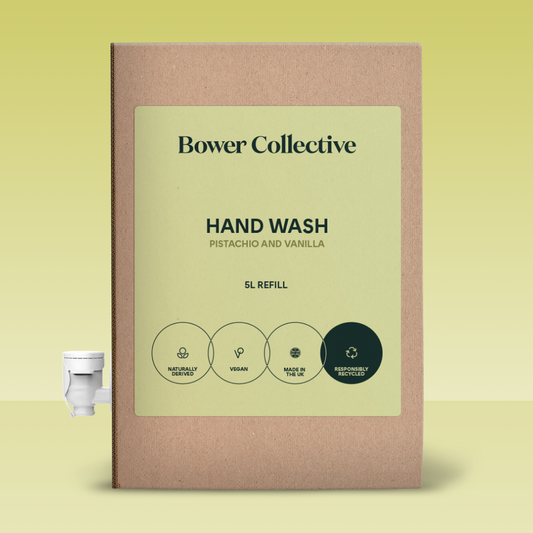 Bower Natural Hand Wash Refill - Pistachio & Vanilla - Bag in Box - 5L